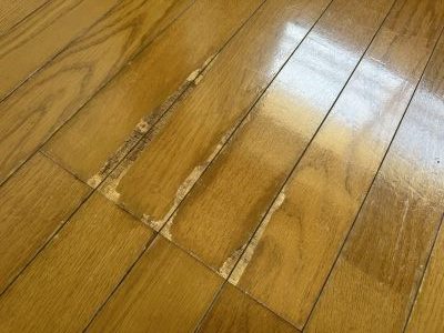 床材はがれ補修