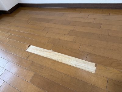 床面材ハガレ
